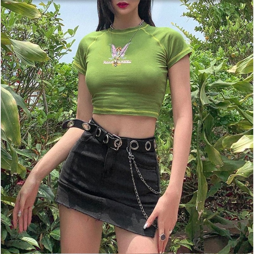 Bundle Cropped Graphic Tee - Picture 2 of 7